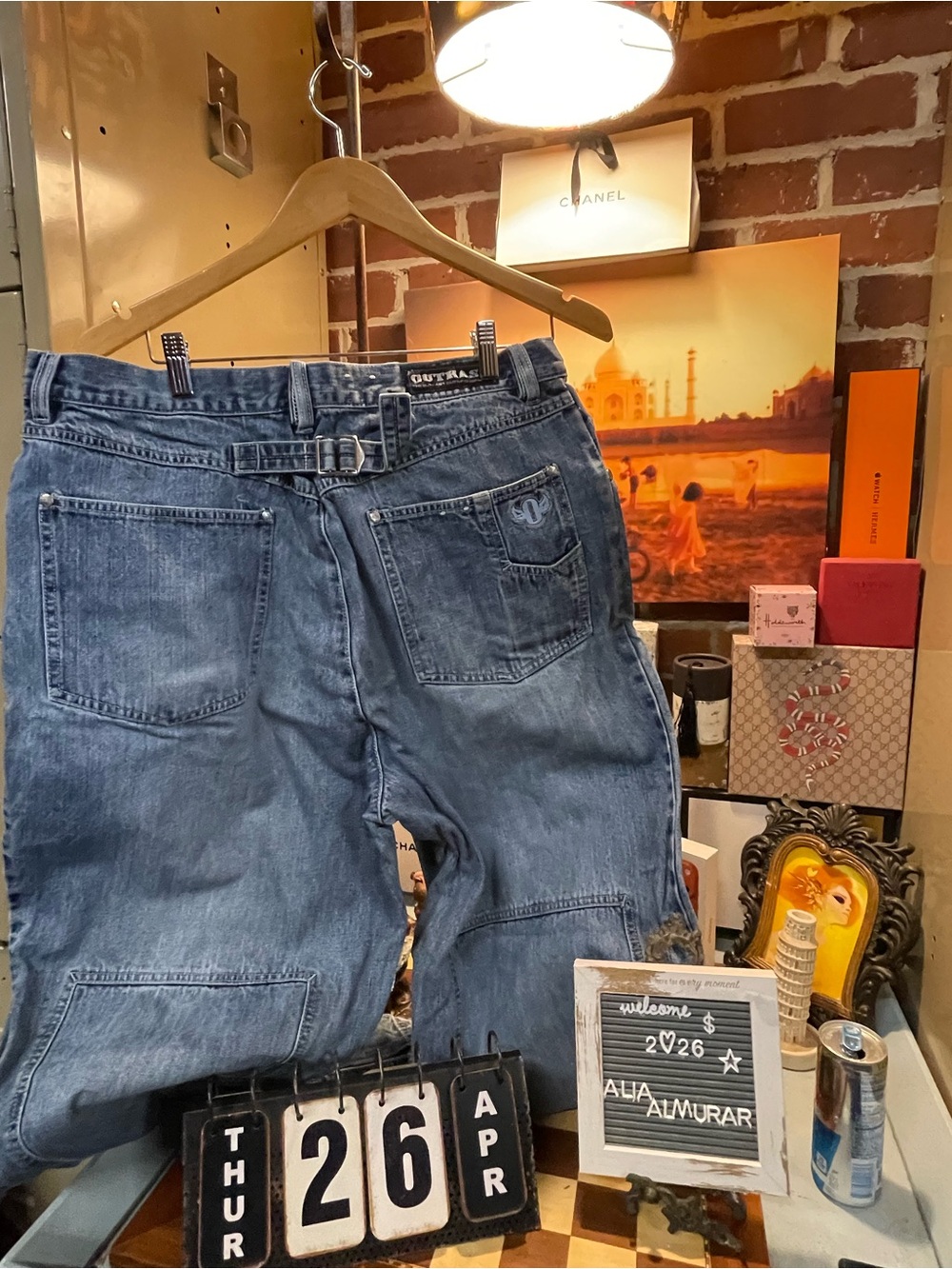 vintage OutKast  baggy skater jeans.